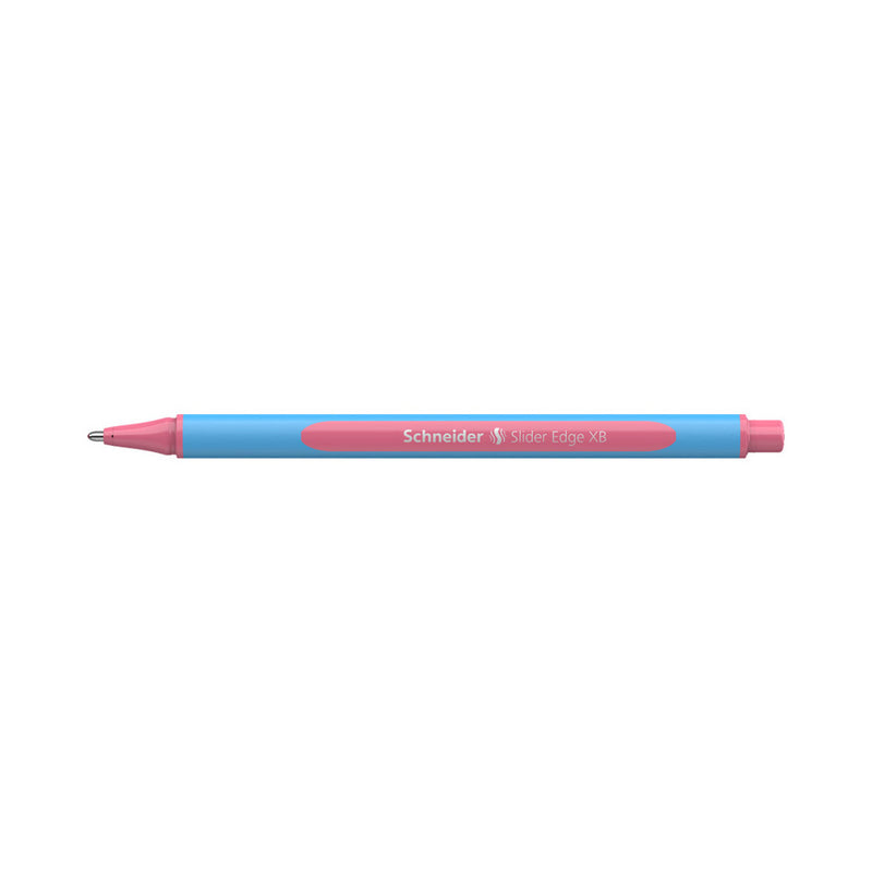 Schneider Slider Edge Triangular-Barrel Viscoglide Ballpoint Pen, Flamingo XB