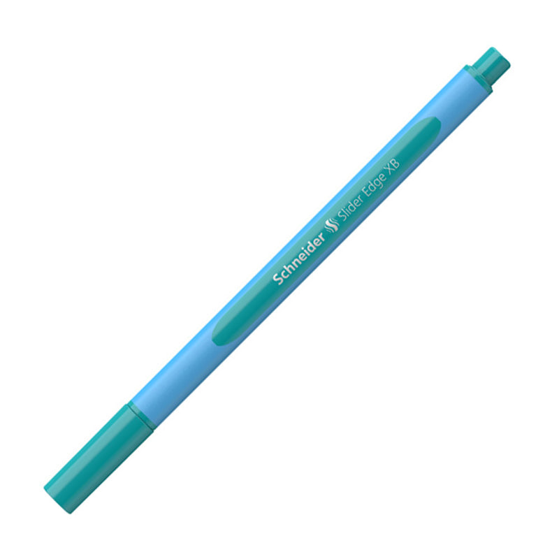 Schneider Slider Edge Triangular-Barrel Viscoglide Ballpoint Pen, Ocean XB