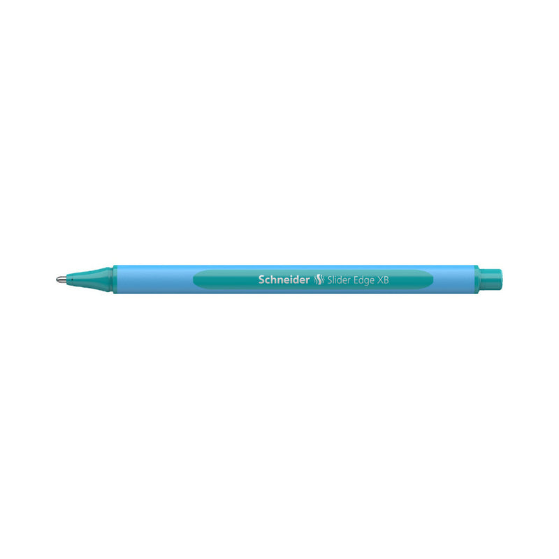 Schneider Slider Edge Triangular-Barrel Viscoglide Ballpoint Pen, Ocean XB