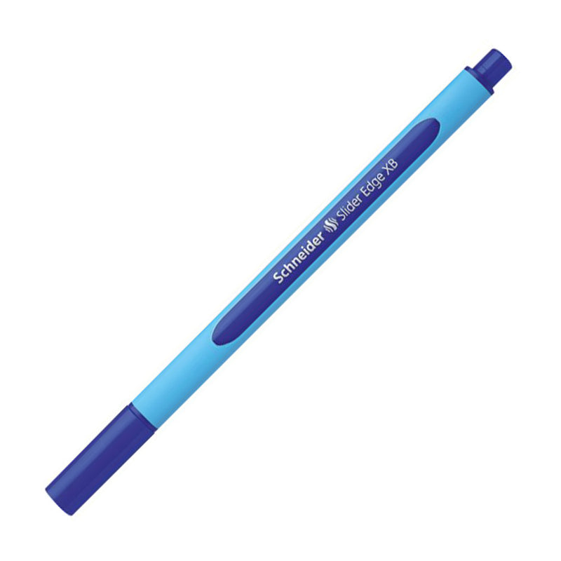 Schneider Slider Edge Triangular-Barrel Viscoglide Ballpoint Pen, Blue XB