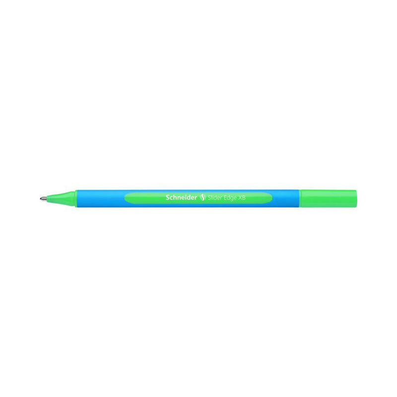 Schneider Slider Edge Triangular-Barrel Viscoglide Ballpoint Pen, Green XB