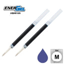 2 Pk Pentel LR7-CA EnerGel Refills, 0.7 mm Medium, Navy Blue