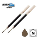 2 Pk Pentel LR7-SP EnerGel Refills, 0.7 mm Medium, Sepia