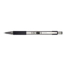 Zebra M/F-301 Stainless Steel Barrel Ballpoint Pen & 0.5mm Pencil Set, Black