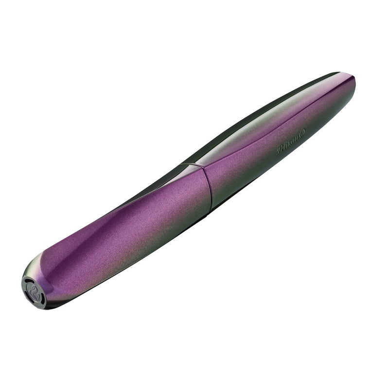 Pelikan Twist Fountain Pen, Shine Mystic (Iridescent Purple), Medium Nib