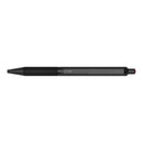 Zebra G-450 Premium Metal Barrel Retractable Gel Pen, Rubber Grip, Black