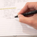 Zebra G-450 Premium Metal Barrel Retractable Gel Pen, Rubber Grip, Black