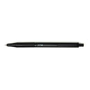 Zebra G-750 Premium Metal Barrel Retractable Gel Pen, Knurled Grip, Black