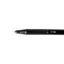 Zebra G-750 Premium Metal Barrel Retractable Gel Pen, Knurled Grip, Black