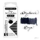 Pk/12 Monteverde Standard International Ink Cartridges, Onyx