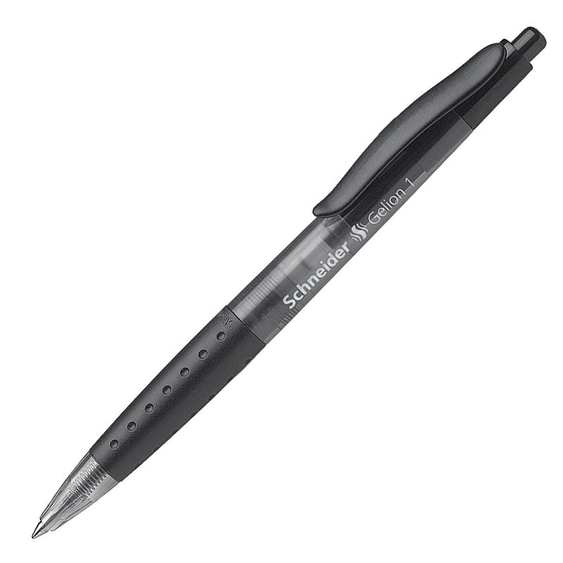 Schneider Gelion 1 Retractable Gel Ink Pen, Black