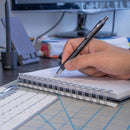 Pentel GlideWrite Executive Ballpoint Pen, Black