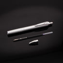 Pentel GlideWrite Executive Ballpoint Pen, Silver
