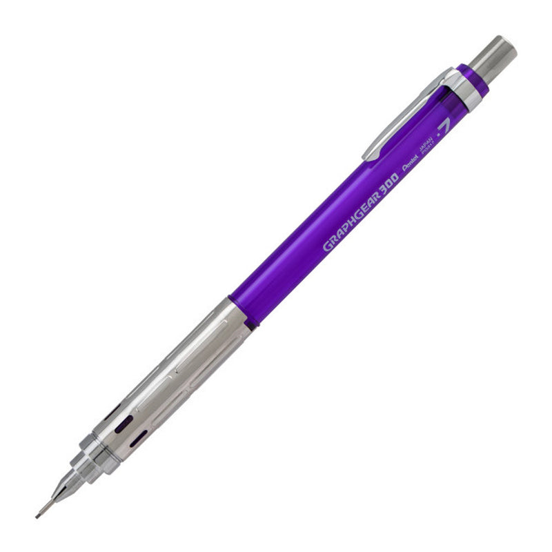 Pentel GraphGear 300 Mechanical Pencil, Violet, 0.7 mm
