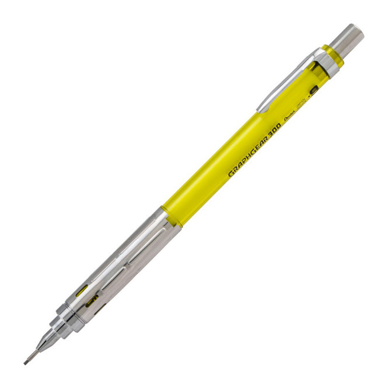 Pentel GraphGear 300 Mechanical Pencil, Yellow, 0.9 mm