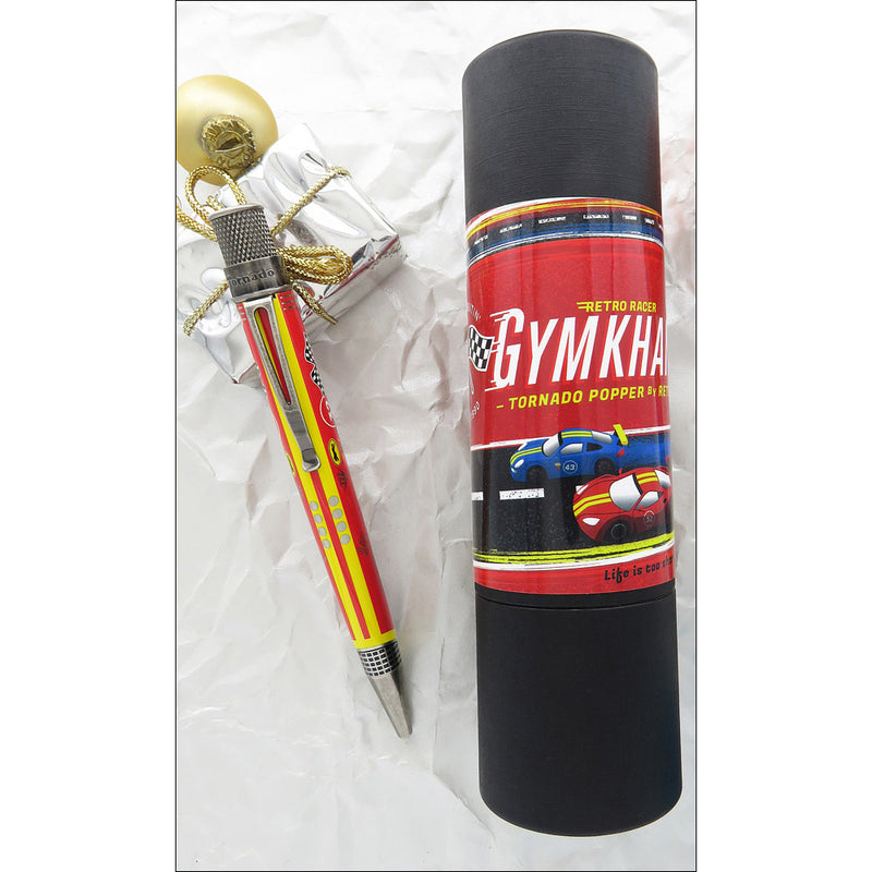 Retro 51 Tornado Ltd Ed Rollerball Pen, Gymkhana - Rallye Red