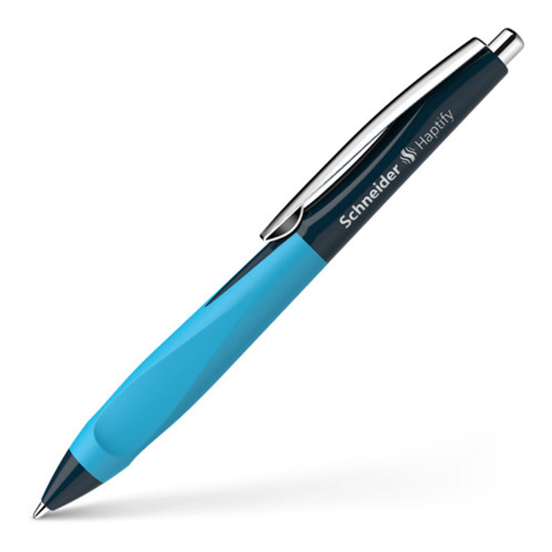 Schneider Haptify Ergonomic Ballpoint Pen, Dark Blue/Light Blue