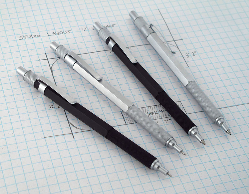 Retro 51 Hex-O-Matic 0.7 mm Mechanical Pencil, Black