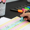 Pack/6 Schneider Job Highlighters, Pastel Turquoise-Mint-Lilac-Rose-Peach-Vanilla