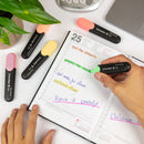 Pack/4 Schneider Job Highlighters, Pastel Turquoise-Mint-Lilac-Rose