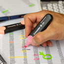 Pack/4 Schneider Job Highlighters, Pastel Turquoise-Mint-Lilac-Rose