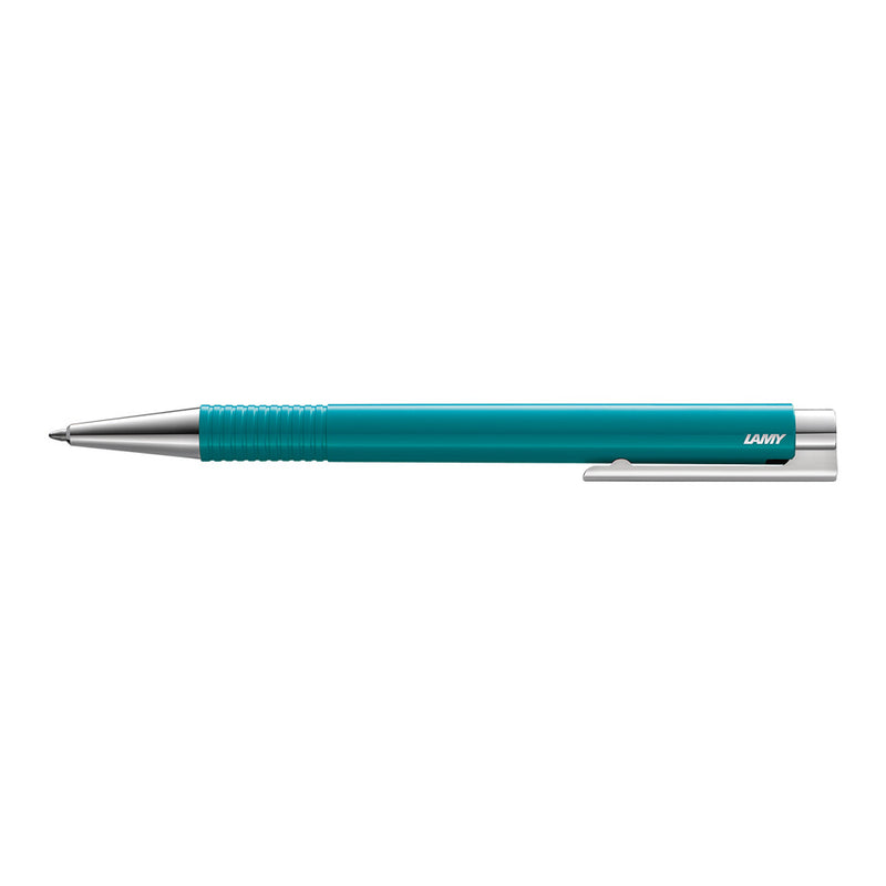 Lamy Logo M+ Ballpoint Pen, Aquamarine Gloss