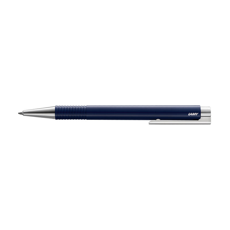 Lamy Logo M+ Ballpoint Pen, Night Blue Gloss