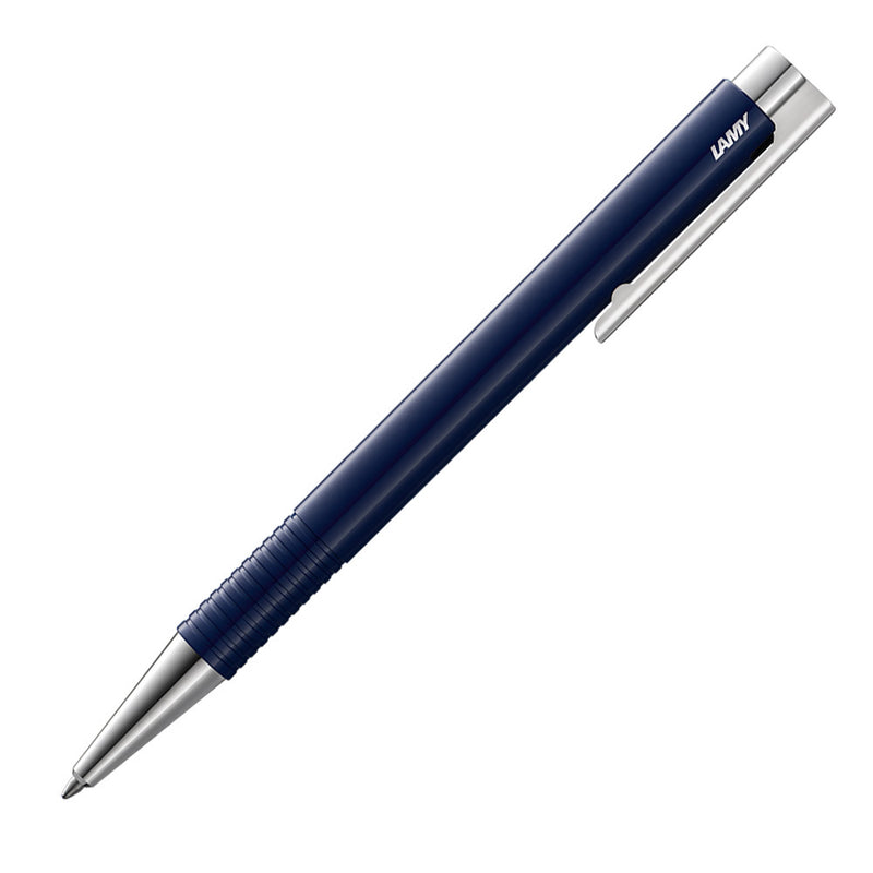 Lamy Logo M+ Ballpoint Pen, Night Blue Gloss