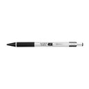 Zebra M/F-301 Stainless Steel Barrel Ballpoint Pen & 0.5mm Pencil Set, Black