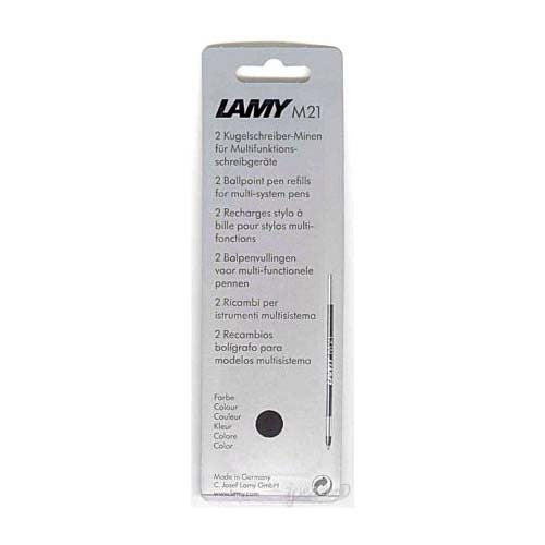Pk/2 Lamy M21 Multi-Pen Ballpoint Refills, Black