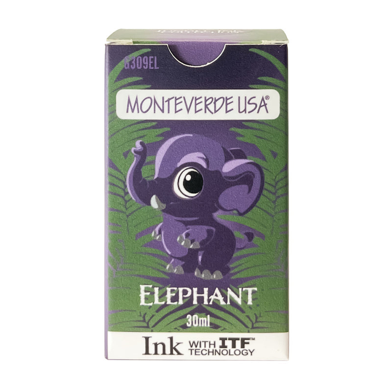 Monteverde 30 ml Bottle Fountain Pen Ink, Elephant Purple