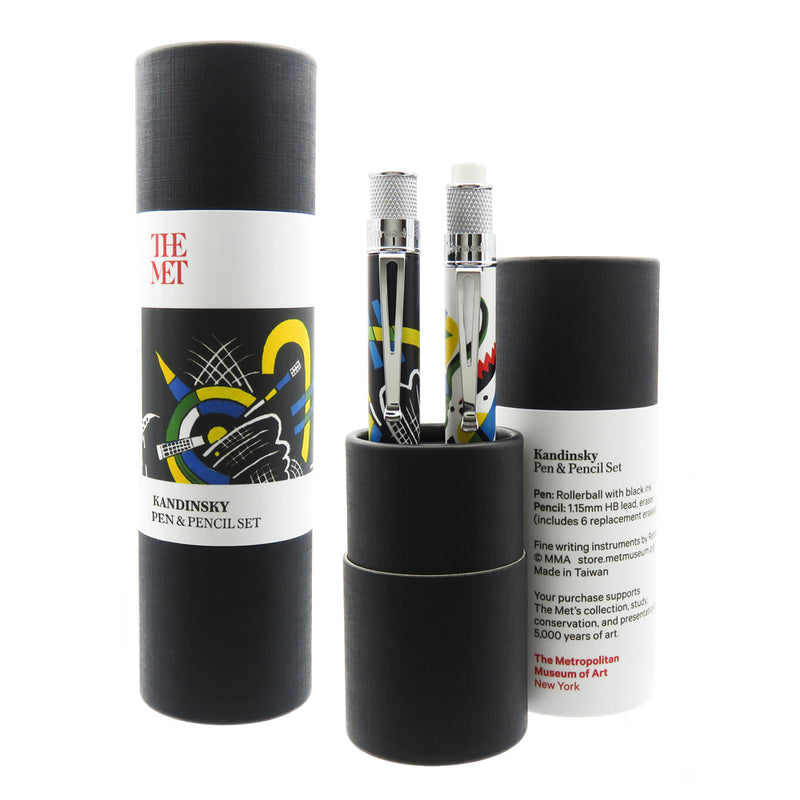 Retro 51 Tornado The Met Rollerball Pen & Pencil Set, V. Kandinsky