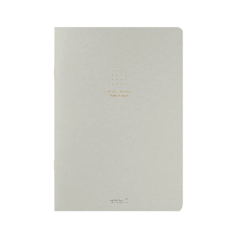 Midori Soft Color Dot Grid Notebook, A5 (8.3 x 5.8") Gray