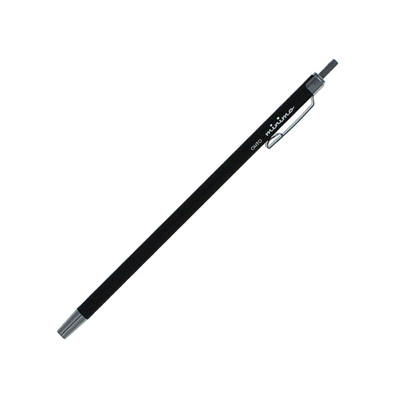 Ohto Minimo Credit Card Size Ballpoint Pen, Black