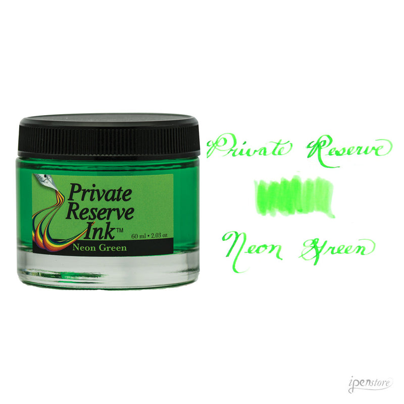 Private Reserve 60 ml Bottle Fountain Pen Ink, Neon Green