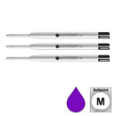 Pk/3 Monteverde P13 Parker-Style Ballpoint Refills, Purple, Medium