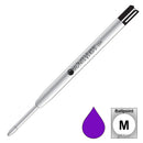 Pk/3 Monteverde P13 Parker-Style Ballpoint Refills, Purple, Medium