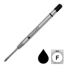 Pk/3 Monteverde P42 Parker-Style Capless Ceramic Gel Refills, Black, Fine