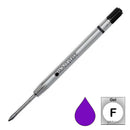 Monteverde P42 Parker-Style Capless Ceramic Gel Refill, Purple, Fine