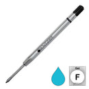 Monteverde P42 Parker-Style Capless Ceramic Gel Refill, Turquoise, Fine