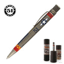 Retro 51 Tornado Vintage Metalsmith Rollerball Pen, P-51 Mustang