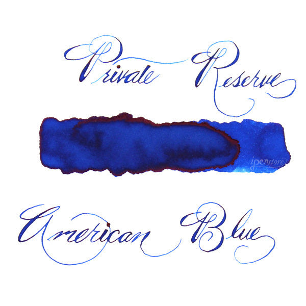 Private Reserve 60 ml Bottle Fountain Pen Ink, American Blue, Fast Dry