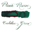 Pk/12 Private Reserve Fountain Pen Ink Cartridges, Cadillac Green
