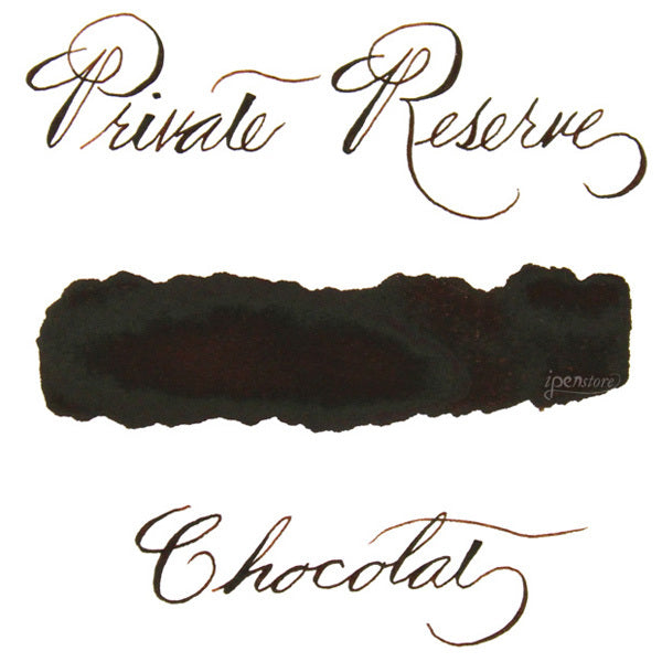 Private Reserve 60 ml Bottle Fountain Pen Ink, Chocolat, Fast Dry