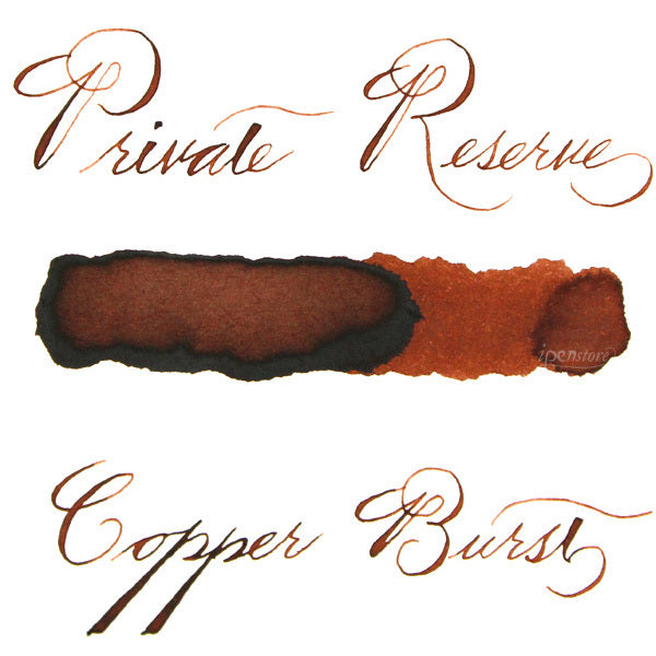 Pk/12 Private Reserve Fountain Pen Ink Cartridges, Copper Burst