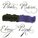 Private Reserve 60 ml Bottle Fountain Pen Ink, Ebony Purple