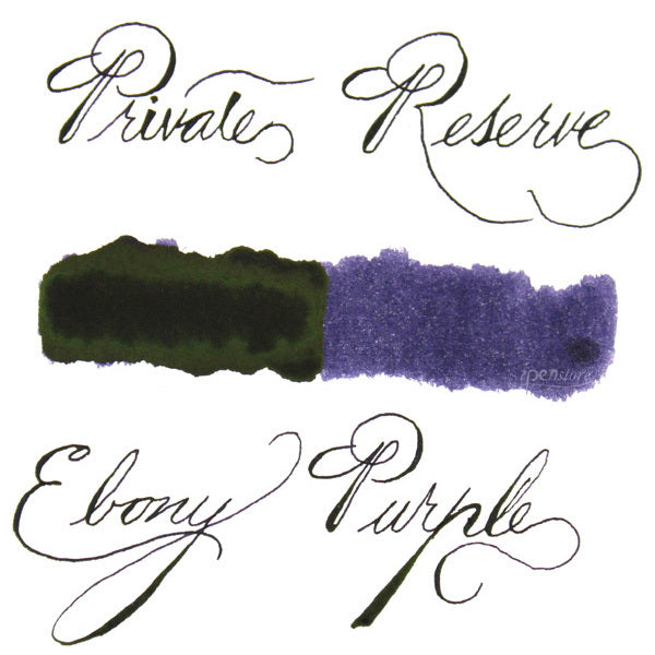 Private Reserve 60 ml Bottle Fountain Pen Ink, Ebony Purple