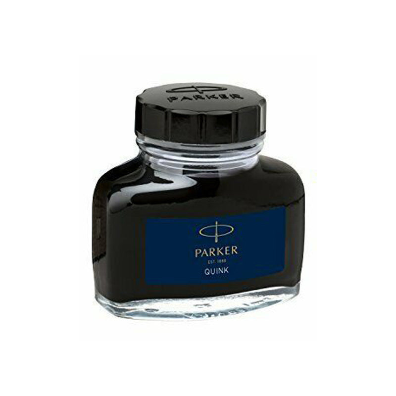 Parker Quink Fountain Pen Ink, 57 ml, Blue-Black