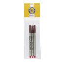 Pk/3 Retro 51 REF58P-B Capless Rollerball Refills for Tornado Pens, Red