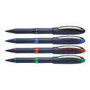 Pack/4 Schneider One Business Rollerball Pens, 0.6 mm, Black, Blue, Red & Green